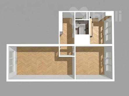 Prodej bytu, 2+1, 55 m²