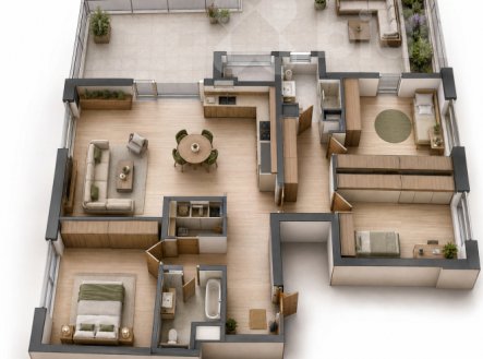 Prodej bytu, 4+kk, 119 m²