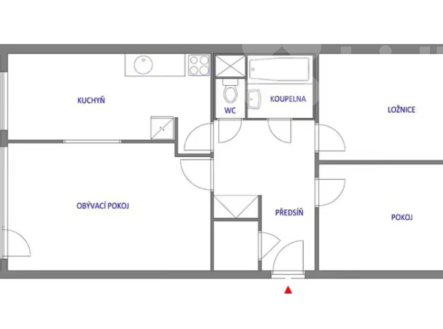 Pronájem bytu, 3+1, 77 m²