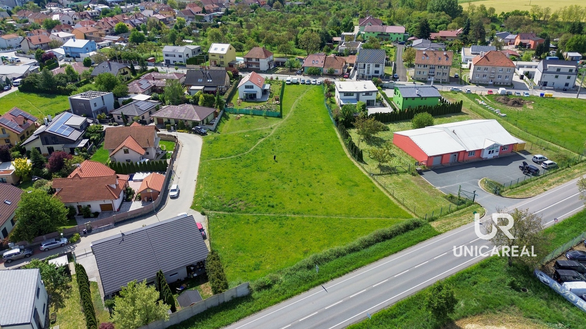 Rozměry stavebního pozemku Rajhrad (2)