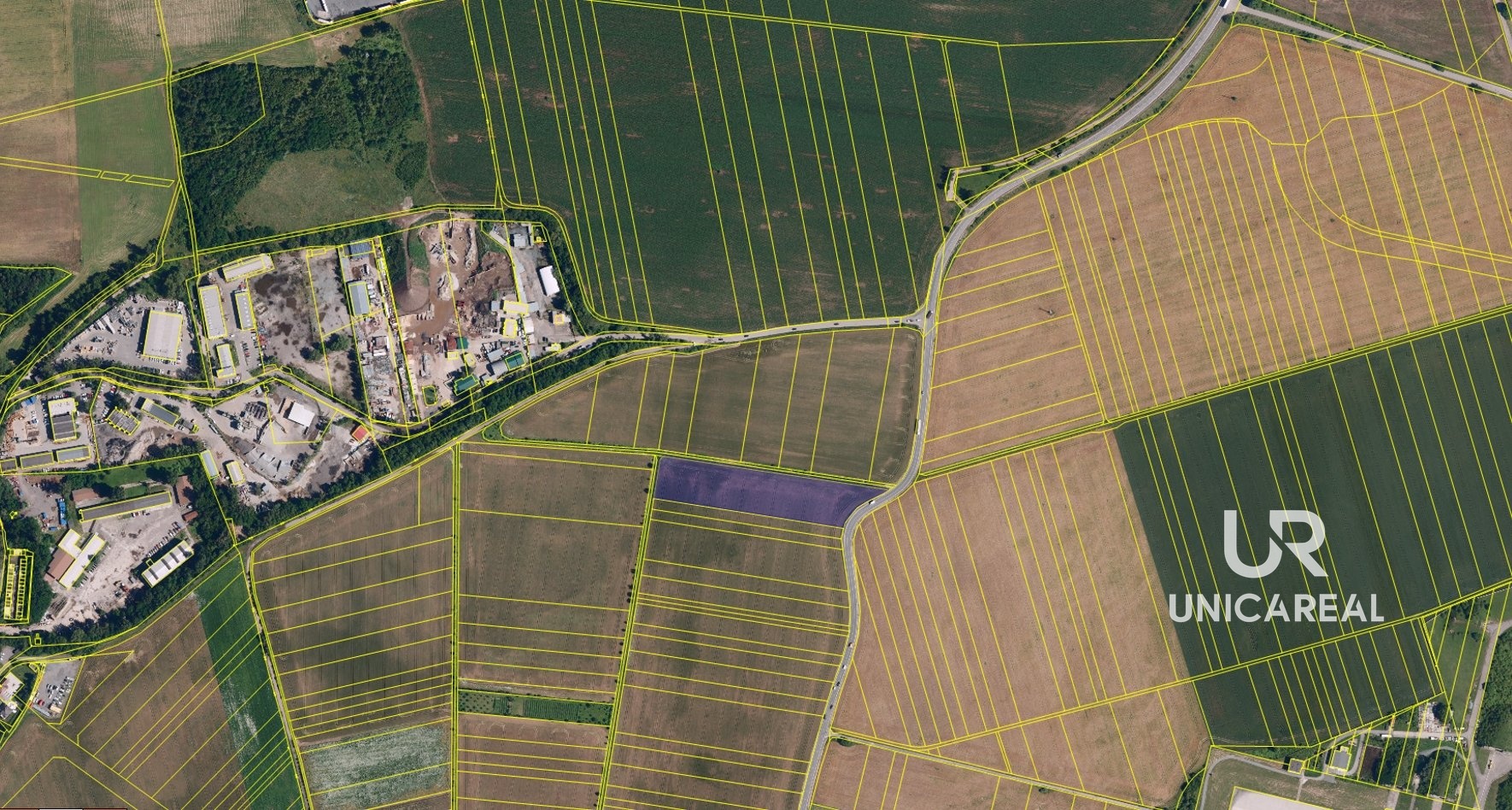 Katastrální mapa Tuřany