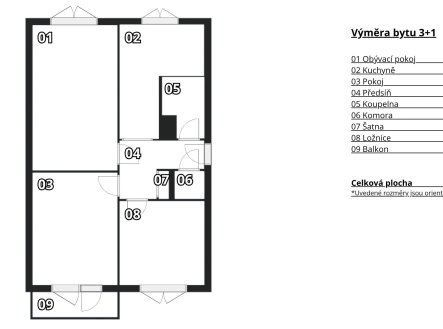 Prodej bytu, 3+1, 75 m²