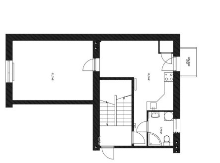 Pronájem bytu, 2+kk, 45 m²