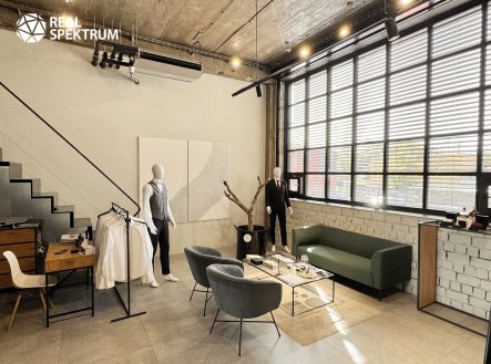 Pronájem obchodní prostory, 140 m²