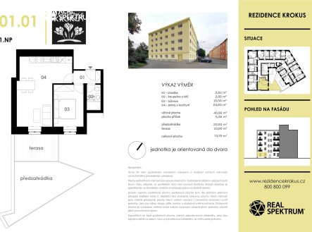 Prodej bytu, 2+kk, 74 m²