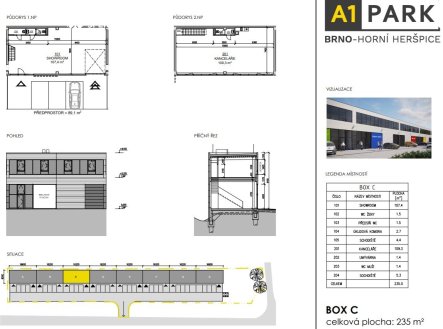 Pronájem komerčního objektu, sklad, 470 m²