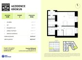 Prodej bytu, 2+kk, 47 m²