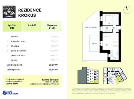 Prodej bytu, 2+kk, 96 m²