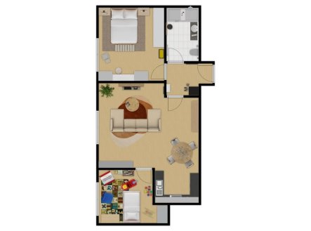 Prodej bytu, 3+kk, 54 m²