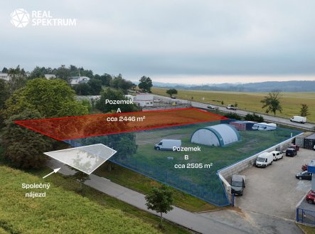 Pronájem pozemku pro komerční výstavbu, 2 595 m²
