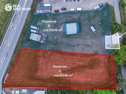 Pronájem pozemku pro komerční výstavbu, 2 595 m²