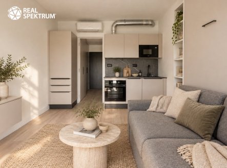 Pronájem bytu, 1+kk, 23 m²