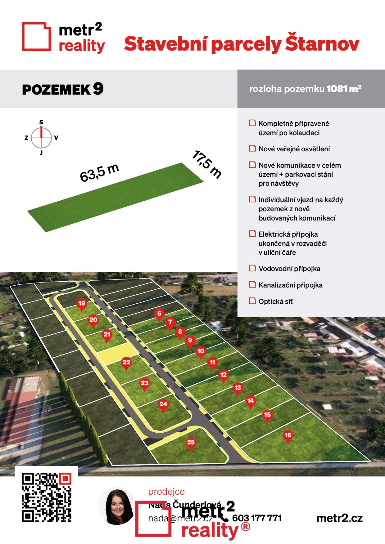 Stavební pozemky Štarnov