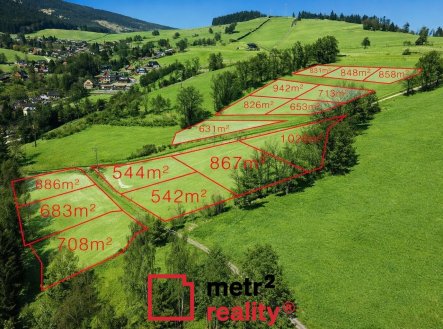 Prodej pozemku pro bydlení, 858 m²