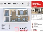 Prodej bytu, 2+kk, 60 m²