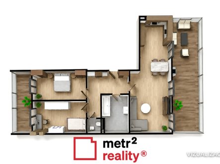 Prodej bytu, 3+kk, 131 m²
