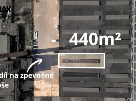 Prodej skladu, 440 m²