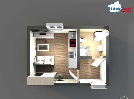 Prodej bytu, 1+kk, 21 m²