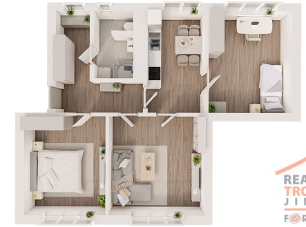 Prodej bytu, 3+1, 71 m²