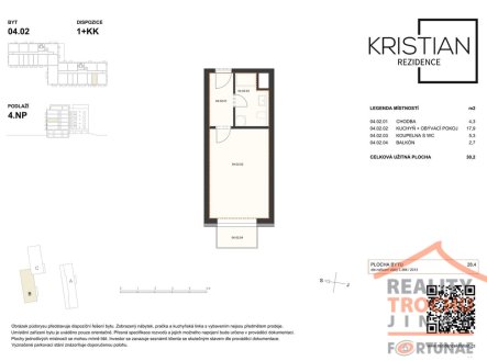 Prodej bytu, 1+kk, 30 m²