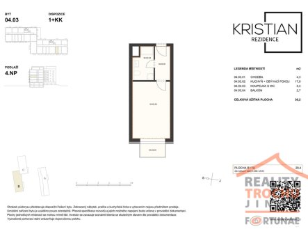 Prodej bytu, 1+kk, 30 m²