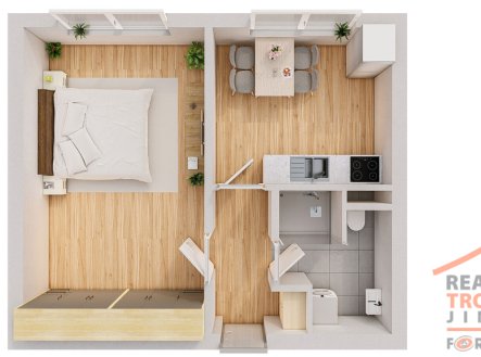Prodej bytu, 1+1, 42 m²