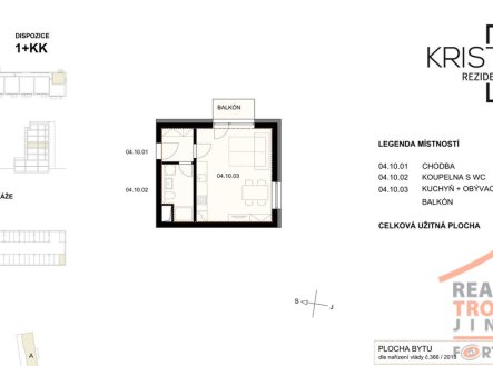 Prodej bytu, 1+kk, 32 m²