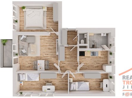 Prodej bytu, 4+1, 77 m²