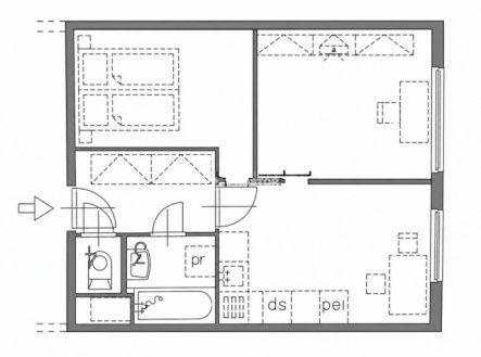 Foto | Pronájem bytu, 2+1, 41 m²