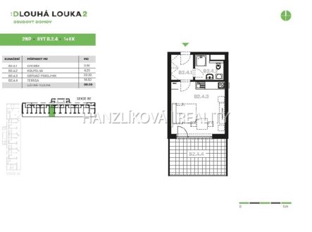 Pronájem bytu, 1+kk, 30 m²