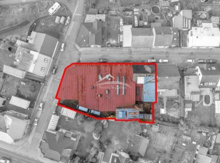 Prodej komerčního objektu, průmyslový areál, 1 098 m²