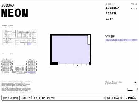 Prodej obchodní prostory, 42 m²