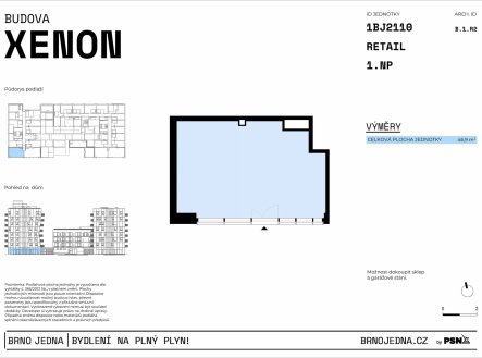 Prodej obchodní prostory, 46 m²