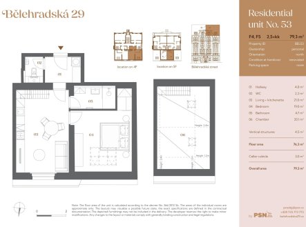 Prodej bytu, atypický, 79 m²