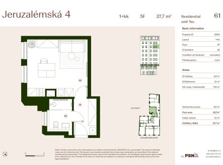 Prodej bytu, 1+kk, 28 m²