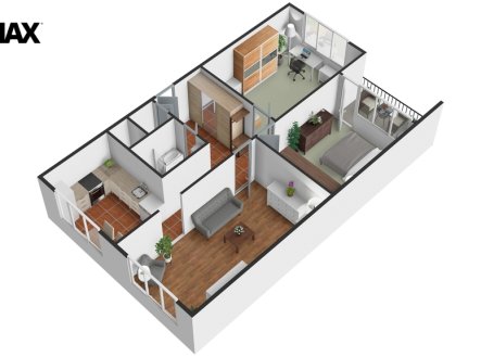 Pronájem bytu, 3+1, 71 m²