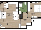 Prodej bytu, 2+kk, 59 m²