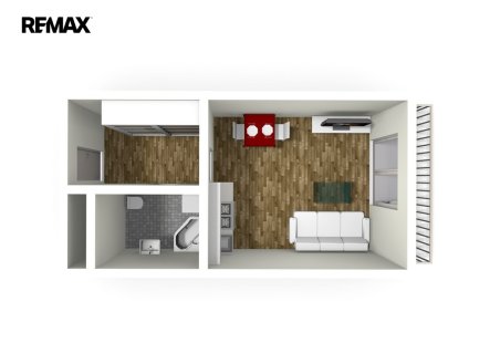 Pronájem bytu, 1+kk, 26 m²