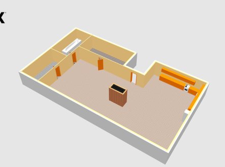 Pronájem bytu, 3+kk, 110 m²