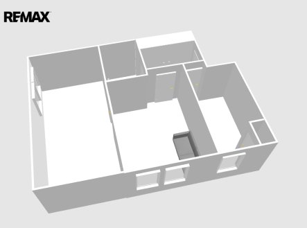 Pronájem bytu, 2+1, 55 m²