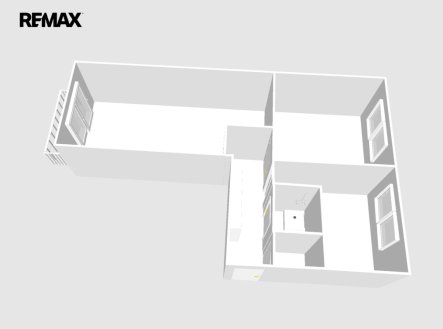 Pronájem bytu, 2+1, 55 m²