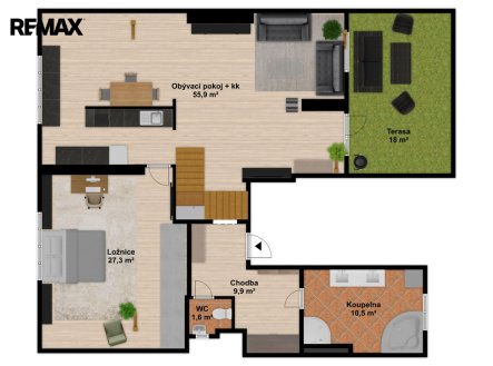 Prodej bytu, 3+kk, 152 m²