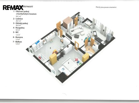 Pronájem bytu, 3+kk, 80 m²