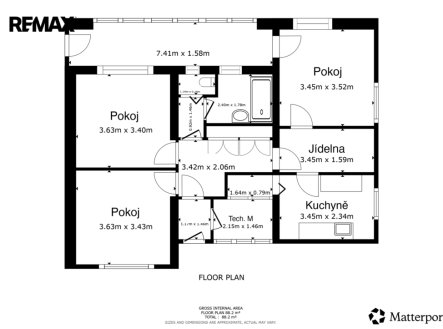 Prodej domu/vily, 88 m²