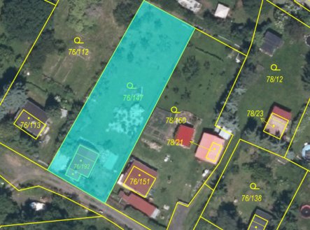 Prodej pozemku, zahrada, 958 m²