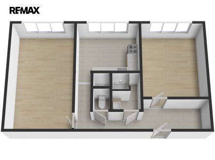 Pronájem bytu, 2+1, 60 m²