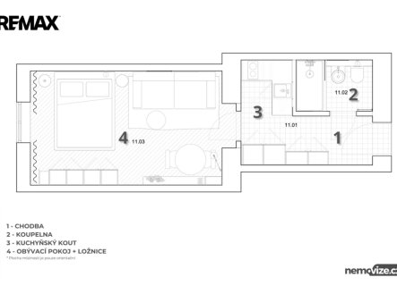 Prodej bytu, 1+1, 34 m²