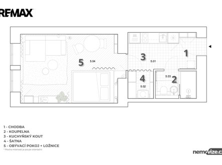 Prodej bytu, 1+1, 37 m²