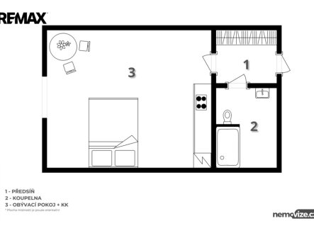 Prodej bytu, 1+kk, 28 m²