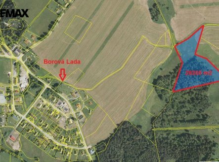 Prodej pozemku, les, 29 205 m²